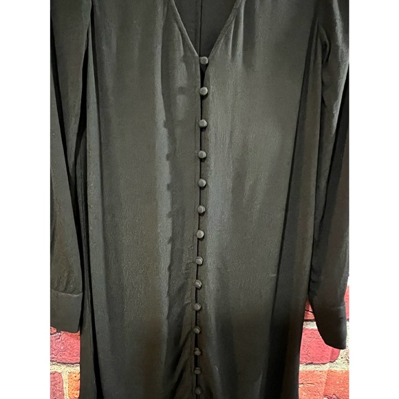 MADEWELL Heather Long-Sleeve Button-Front Mini Dress Size XXS - Picture 5 of 9